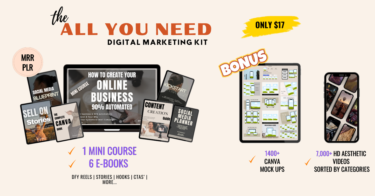 The All-You-Need Digital Marketing Kit